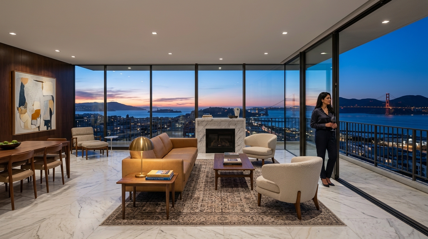 A Modernist Crown Atop Russian Hill