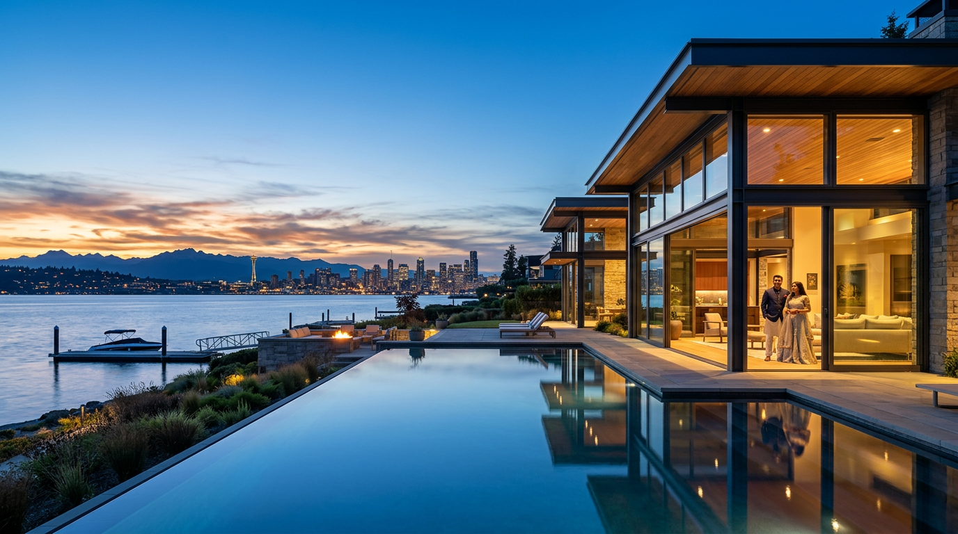 Why Waterfront Orientation Dictates Long Term Value in Lake Washington Estates